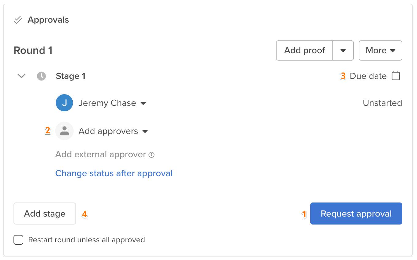 Campaign management Hive approval workflow