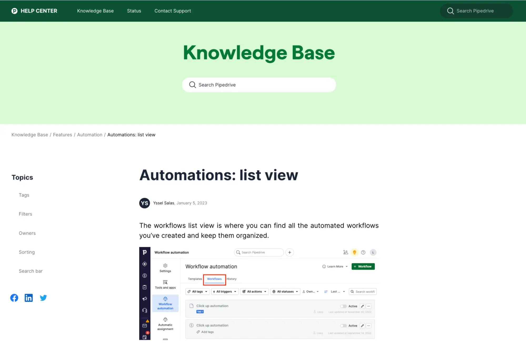 Customer service quality assurance knowledge base