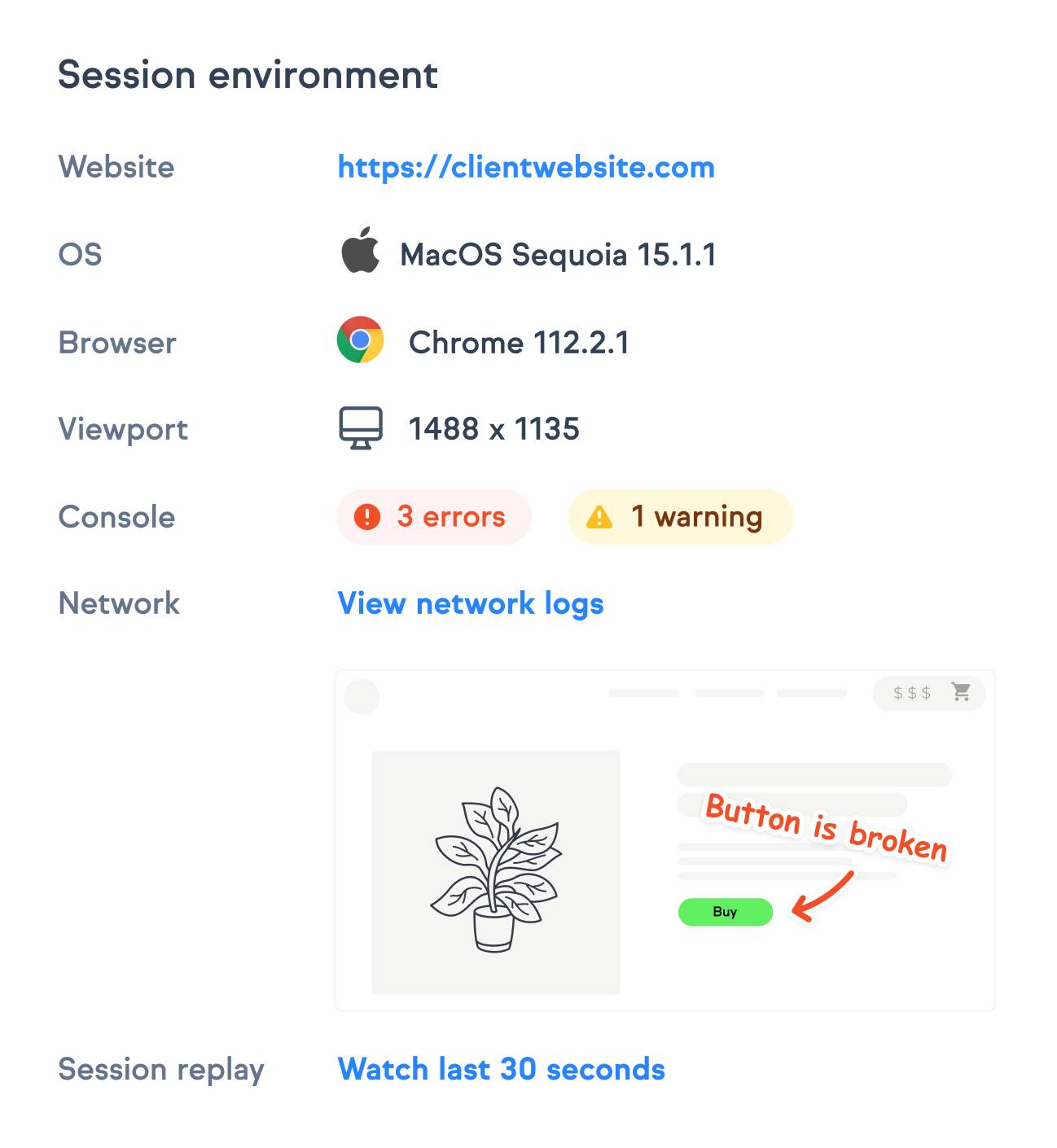 Issue tracking software Marker.io