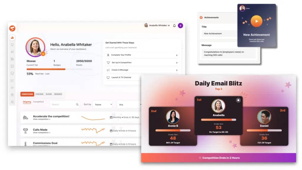 Sales gamification software Spinify