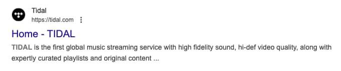 Sales pricing strategy TIDAL search result