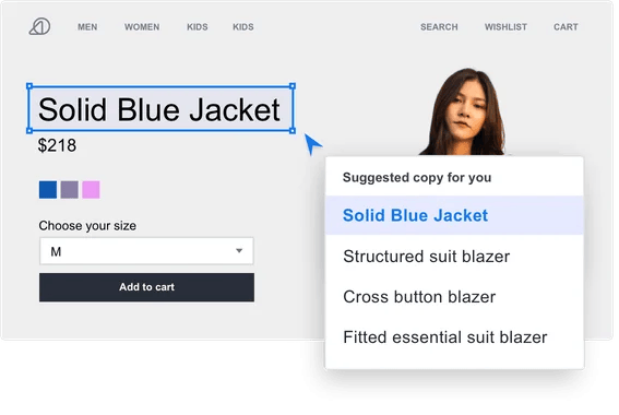 AI A/B testing VWO AI interface