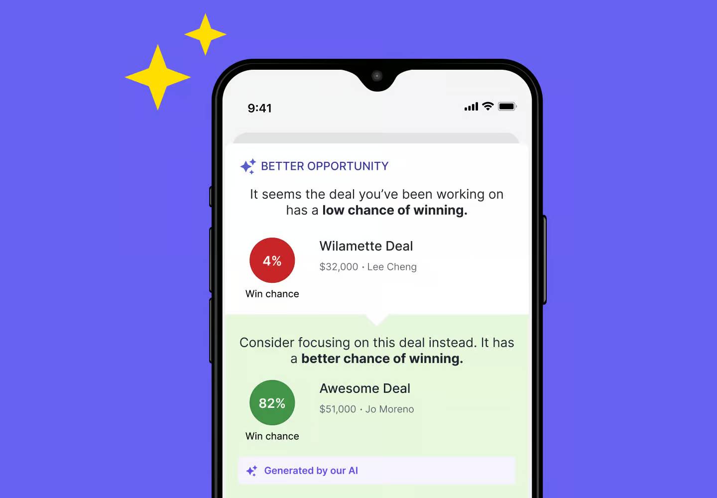 CRM advertising Pipedrive AI sales assistant