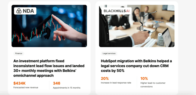 belkins case studies – lead magnet example