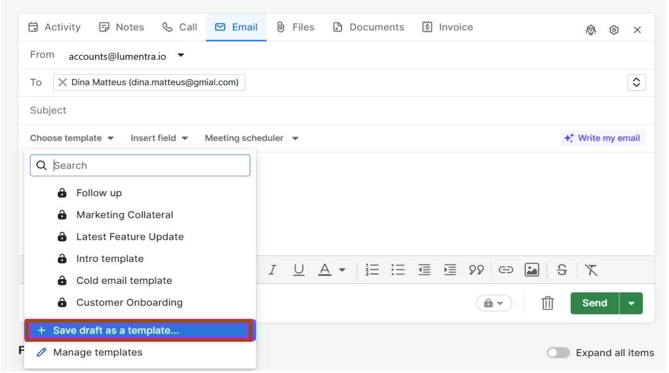 business glossary pipedrive email templates