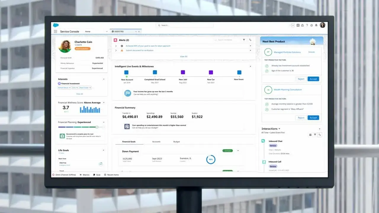 salesforce financial services cloud
