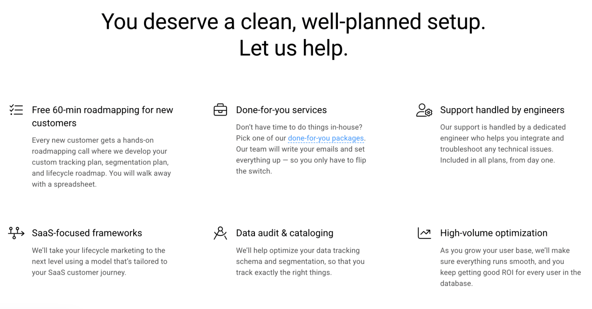 Customer obsession Userlist onboarding