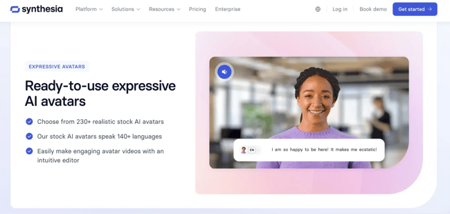 ai avatar generator synthesia