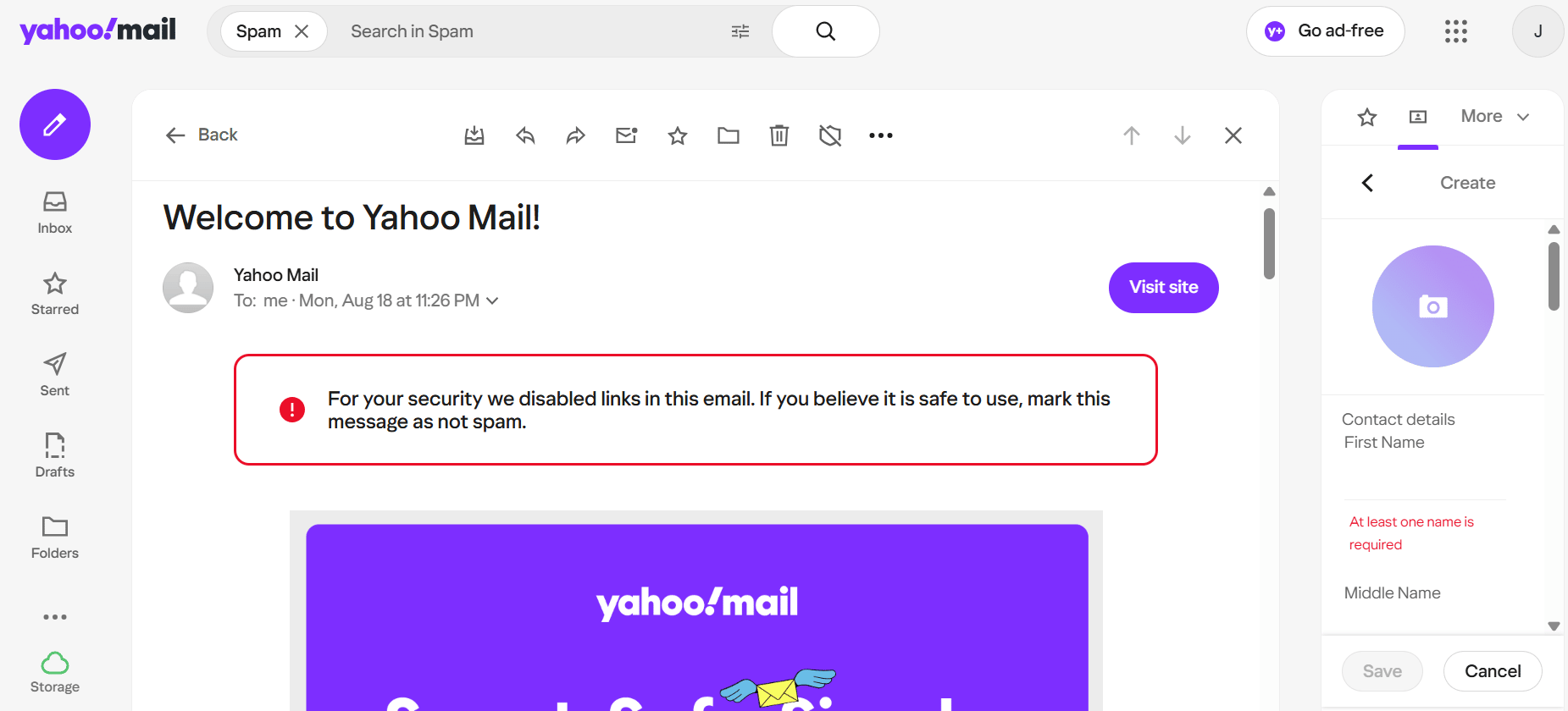 how to whitelist an email sender info