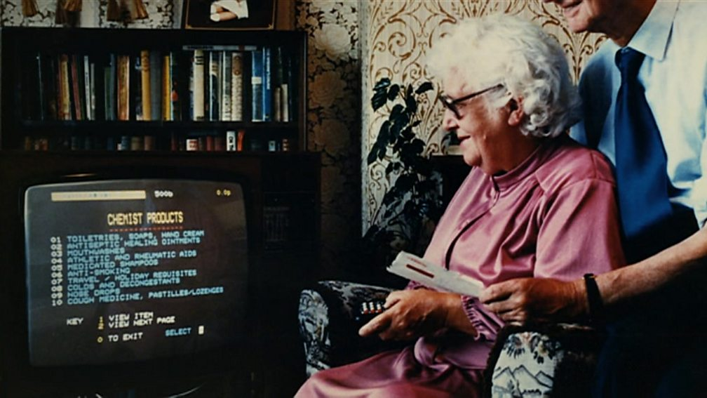 A woman called Mrs. Snowball becomes the first online shopper in history.