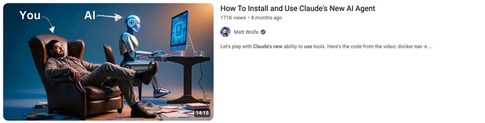 youtube growth strategies with ai, matt wolfe youtube channel thumbnail made with midjourney