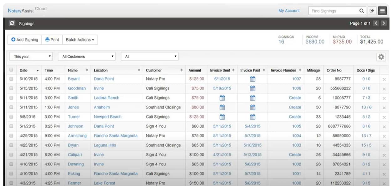 CRM for Notaries NotaryAssist