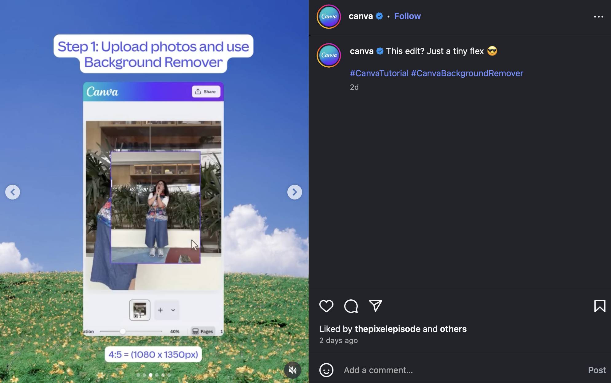 How to run a business Pipedrive Canva Instagram post