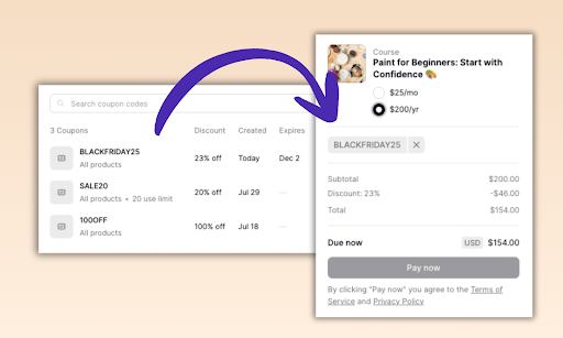 customize coupon codes