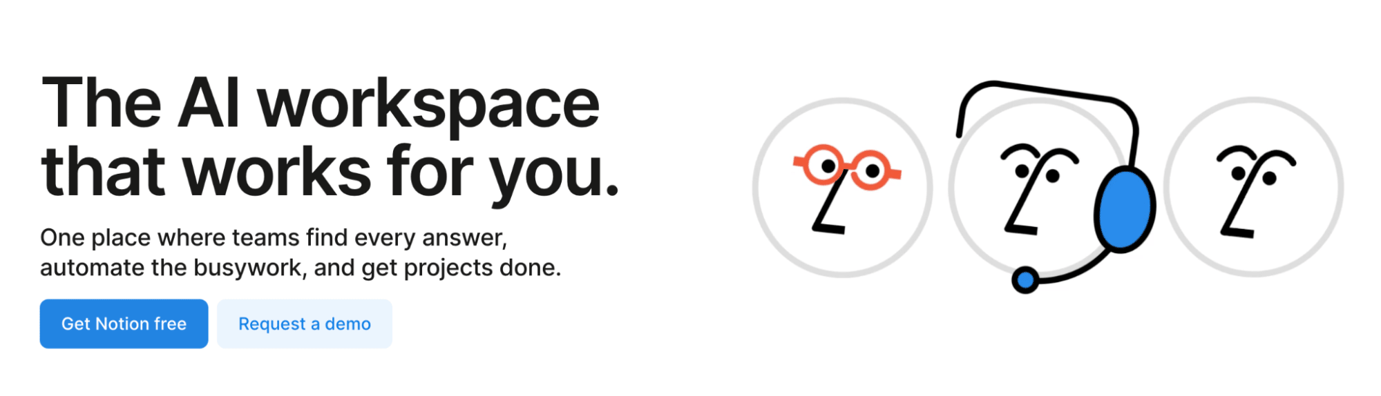 Attraction marketing Notion landing page