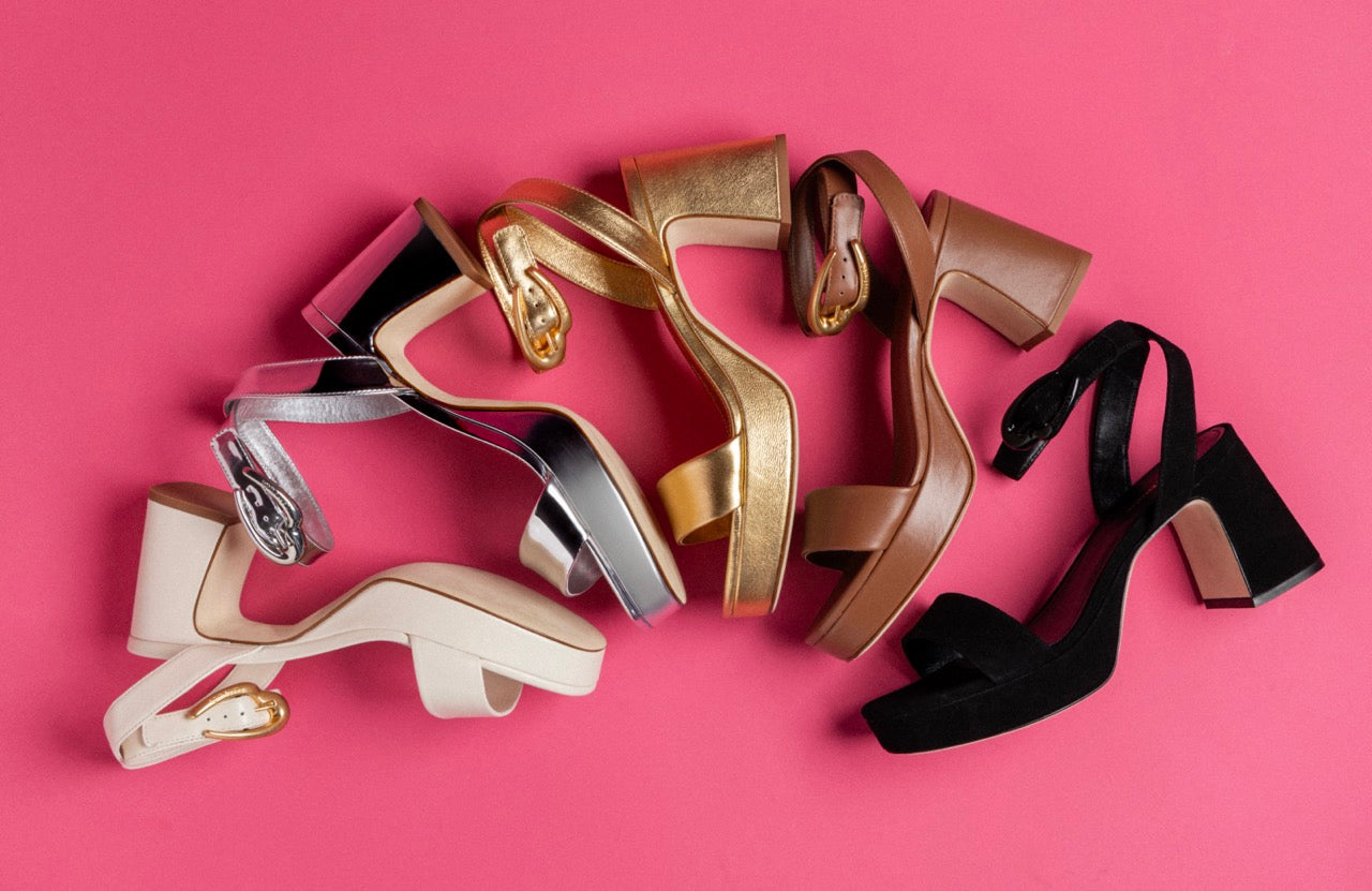 Display of women's shoes