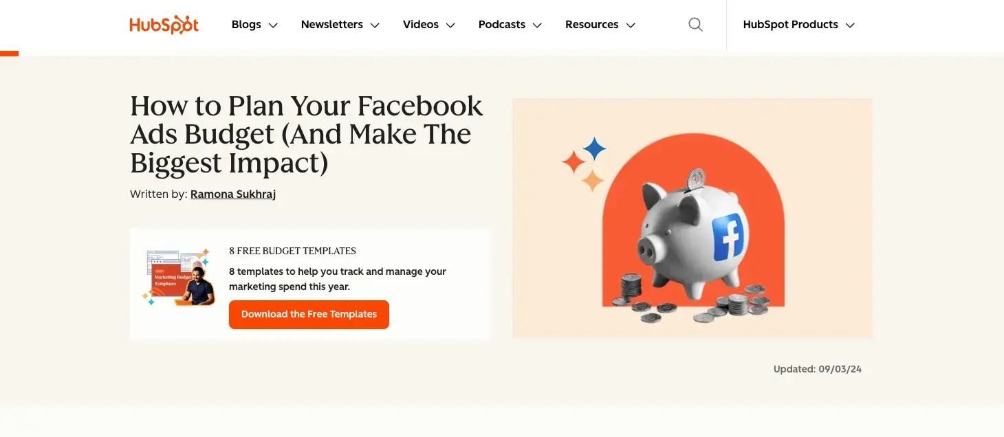 screenshot showing a blog featured image the author created using ai
