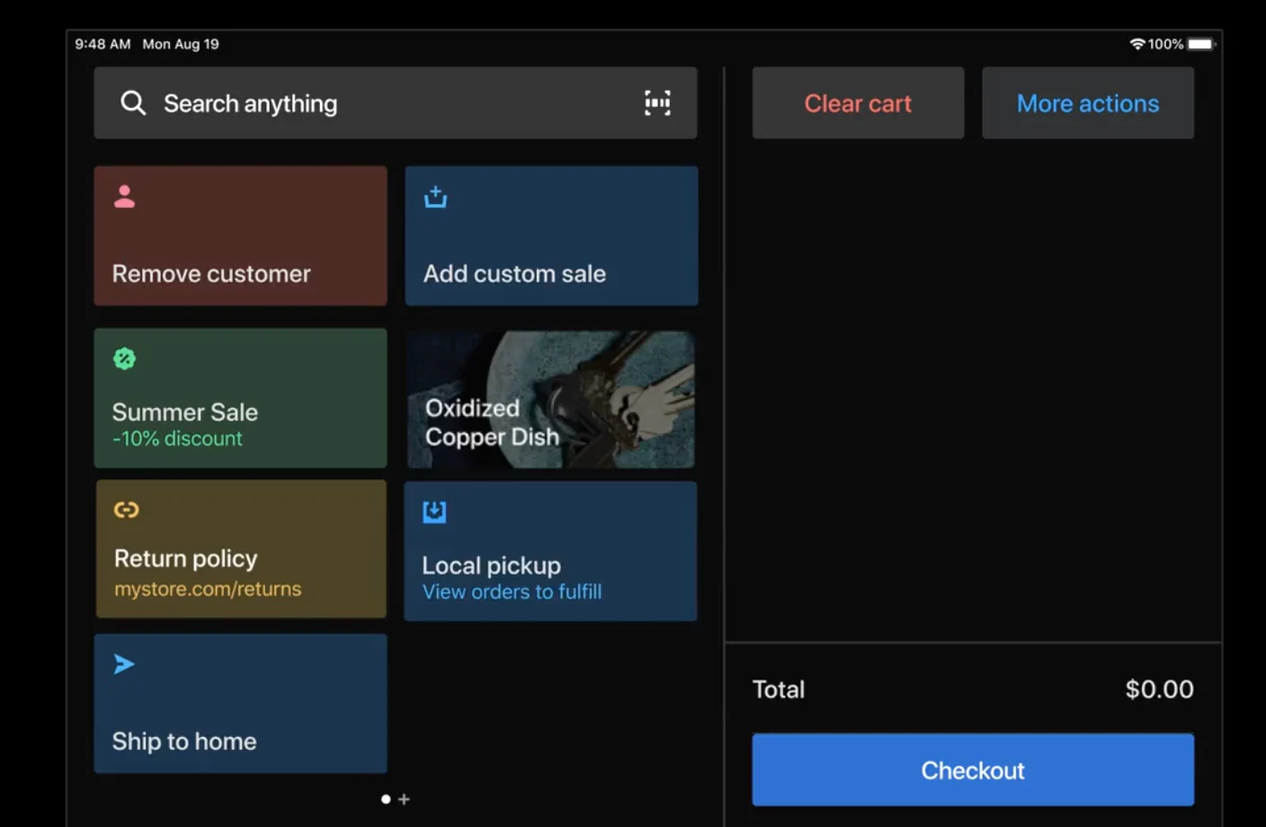 Shopify Smart Grid showing orders ready to be fulfilled for local pickup.