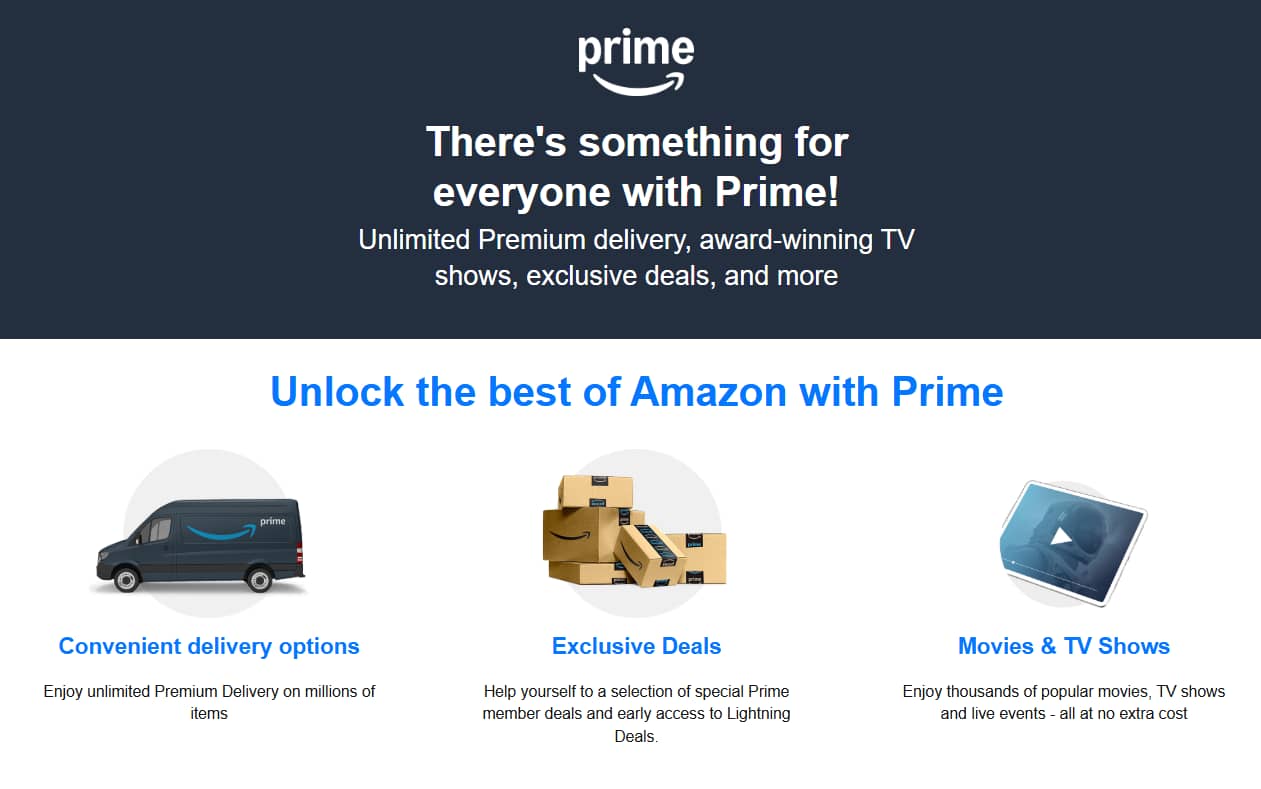 customer marketing amazon prime
